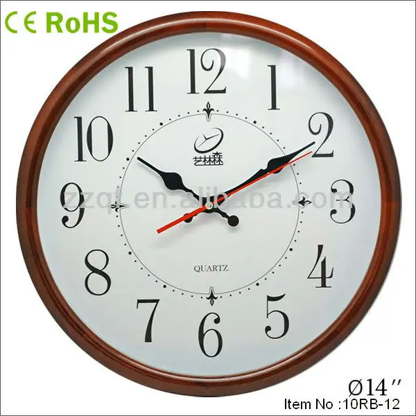 Ce & Rohs Clock Professional Clock Factory Quartz Movement Silent Sweep