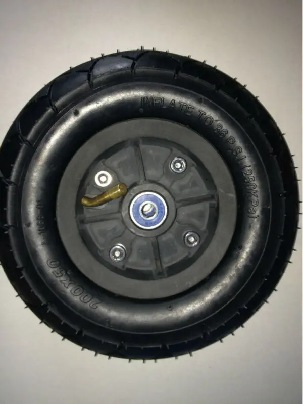 Adult Kick Scooter Rubber Inflatable Tire Metal Rim Wheel 200*50 Buy