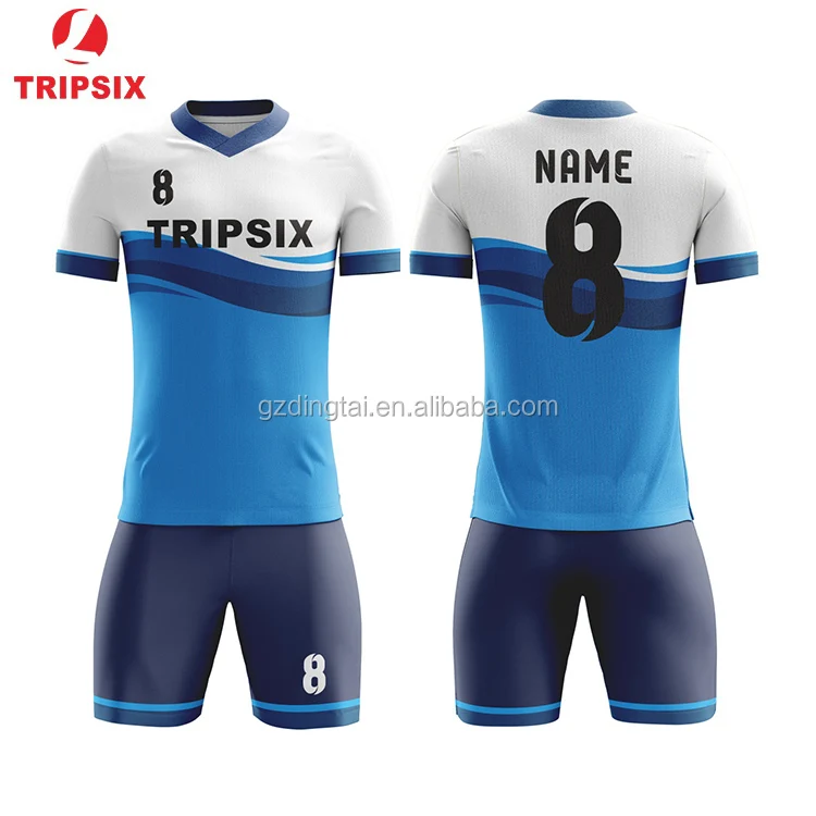Gradient Print Sublimation Custom Football Jersey And Jackets Set