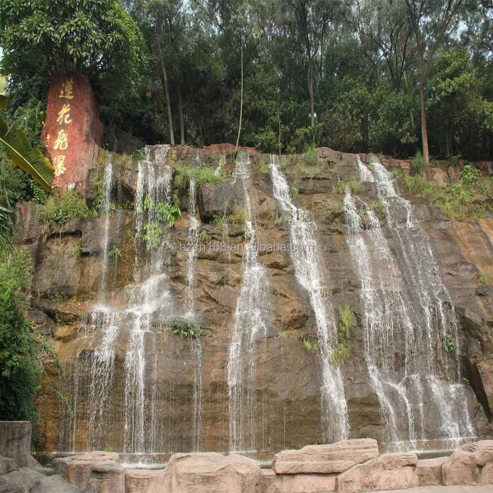 Parque o jardín fuente de agua pública, Cascadas artificiales-Productos