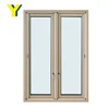 aluminum single pane double casement glass windows opening 180 degree prices