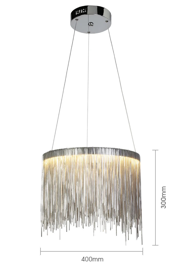 fireworks Art infinity Led Pendant Light Chain Ring Dropping maria theresa chandelier