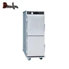 Food heated upright holding cabinet with humidity compensation