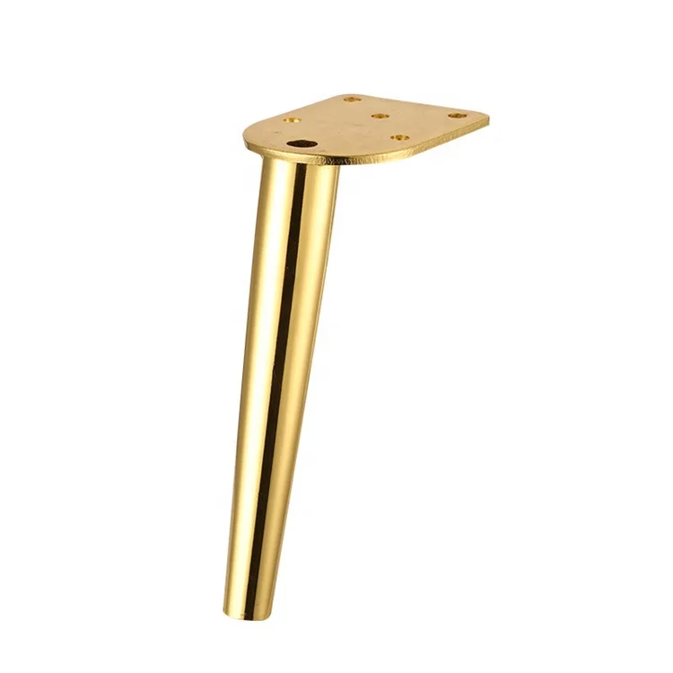 Brass plated sofa leg metal furniture table leg bracket SL-074