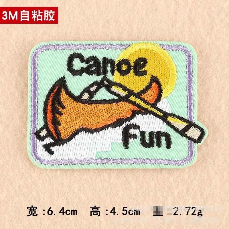 Wholesale 3m Self Adhesive Fabric Embroidery Patch For Clothing Shoes