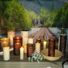 Customized decorative candlesticks and lanterns Metal/Glass/Ceramic candle holder