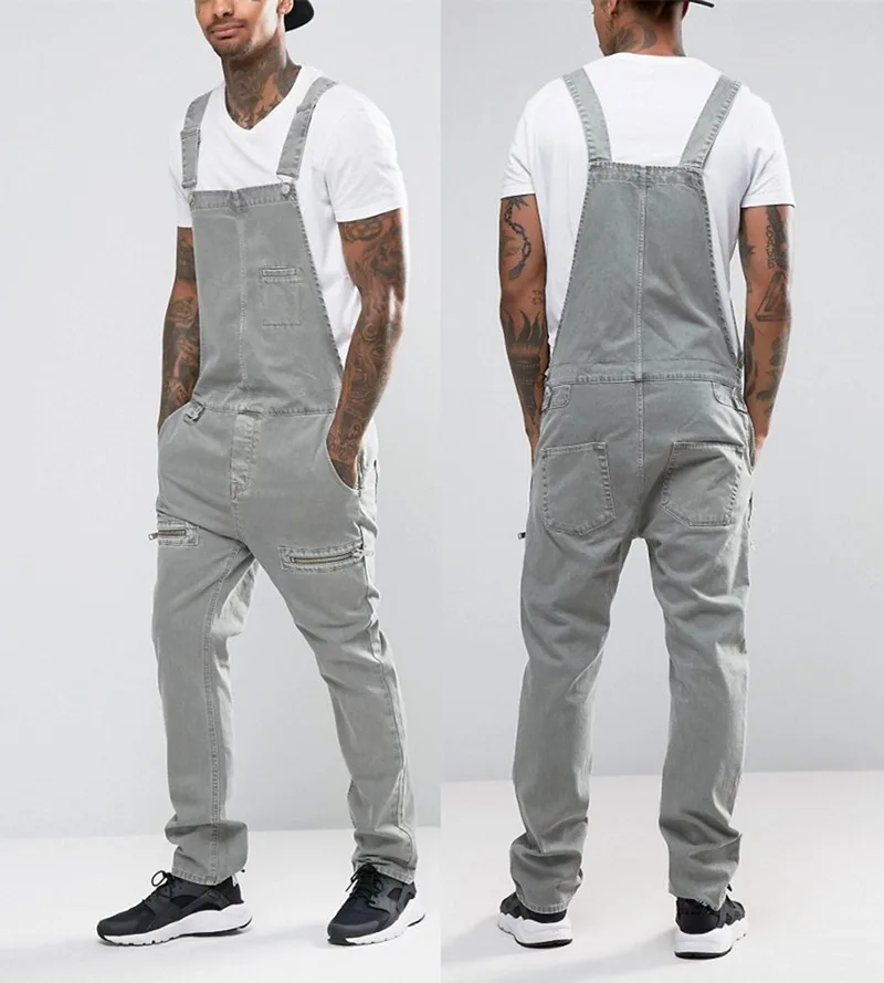 male jean jumpsuit