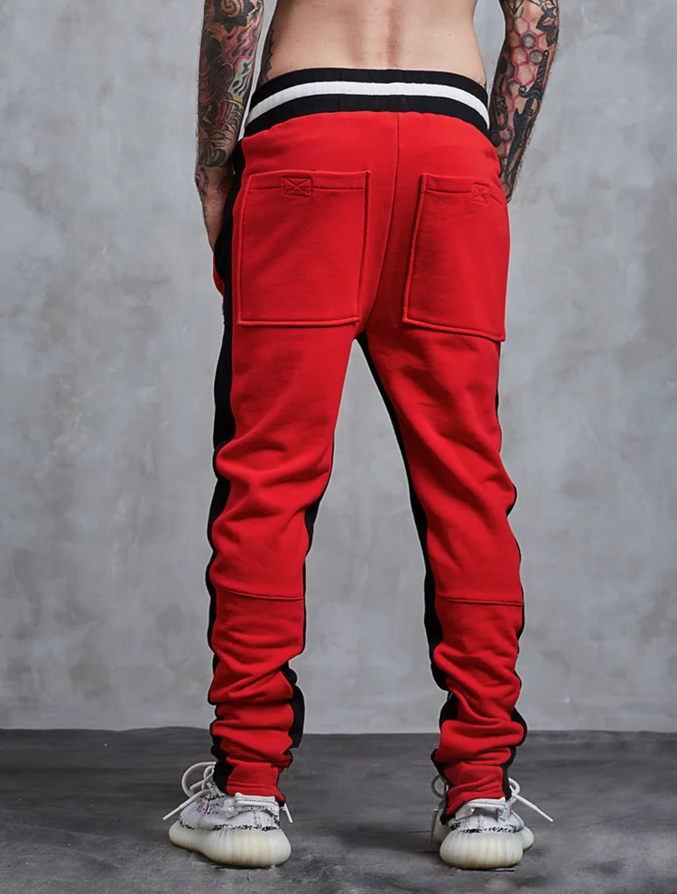 Custom Slim Fit Ankle Zipper Cotton Track Pants Mens Buy Cotton Track