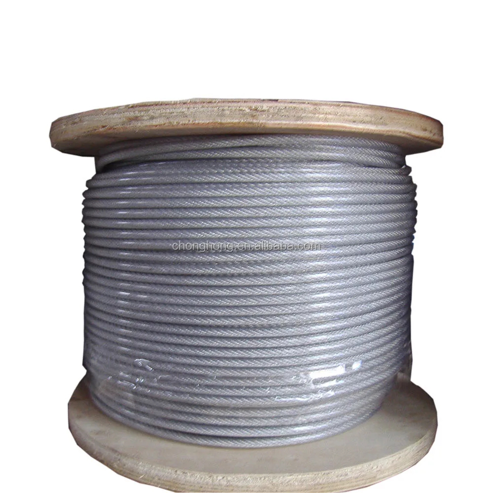 pvc coated galvanized steel wire rope manufacturer