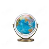 Universal Plastic PVC Teaching Environmental Protection Globe Imported Gold and Silver Support
