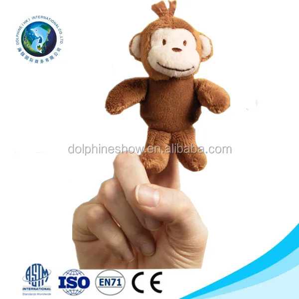 stuffed finger monkey