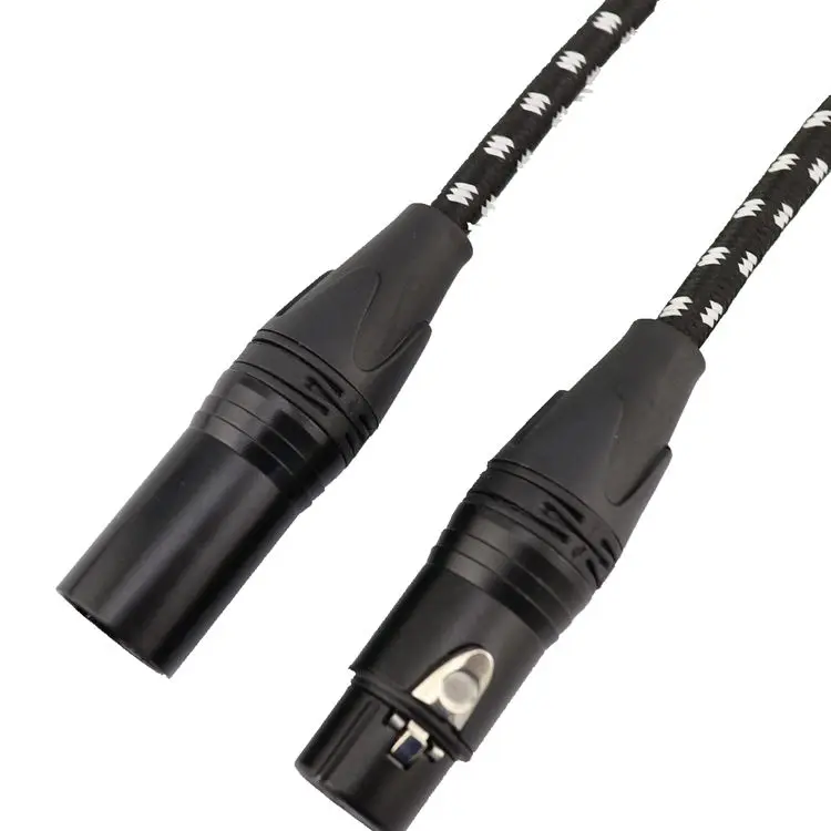 6/10/30ft Xlr Cable Xlr To Xlr Audio Cable Pin Gold 3 Pin Male To