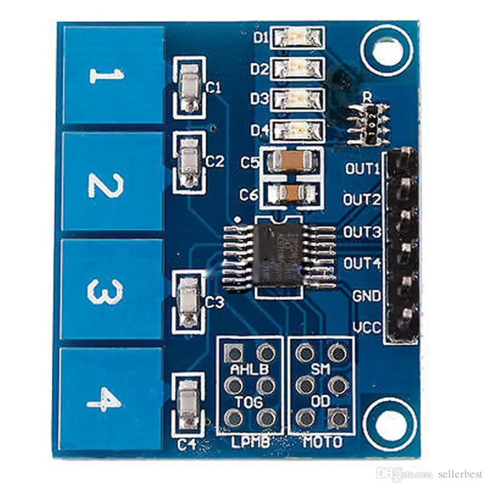 Ttp 224 Capacitive Touch Switch Module Digital Ttp224 4 Way Touch Sensor Buy Capacitive Touch 3072