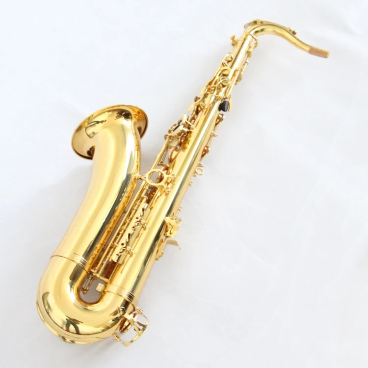 Wholesale Cheap Professional Tenor Saxophone Golden Lacquered Brass Body Buy Cheap