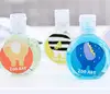1oz 30ml empty round PET plastic portable hand sanitizer bottle for lotion or gel