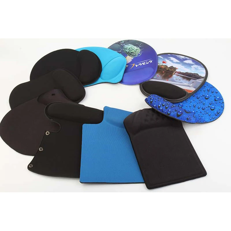 Silicone 3d Dye Sublimation Blanks Gel Wrist Rest Breast Mouse Pad