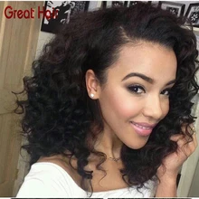Natural Afro kinky curly afro wig 130 Density human hair short wigs for black women aliexpress