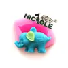 F0826 Food Grade Elephant Silicone Mold for Fondant icing