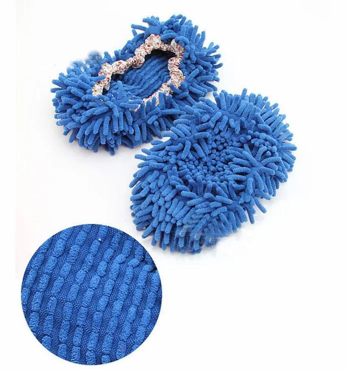 2 Pcs Mop Slippers Lazy Quick House 