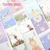 Hot sale high quality new stationery products wholesale School mini size colorful kraft paper notebook for student 1108