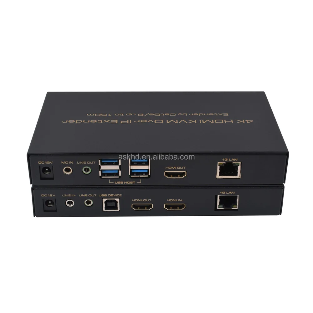 4K HDMI KVM OVER IP Extender 150m one to multi way lossless transmission