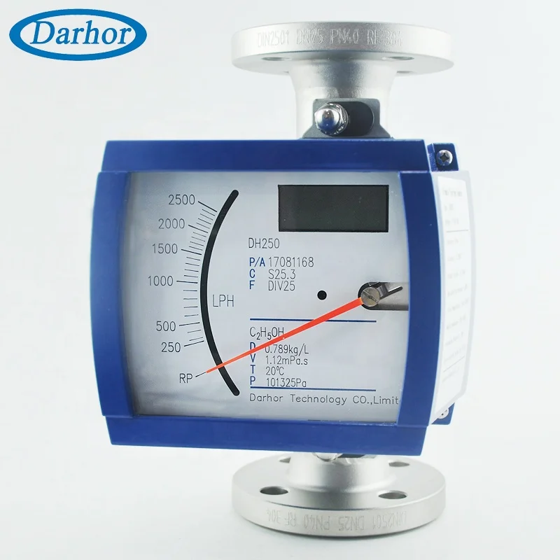 Pipe Linne Analog Gas Flow Meter With Flange Connection Buy Flange