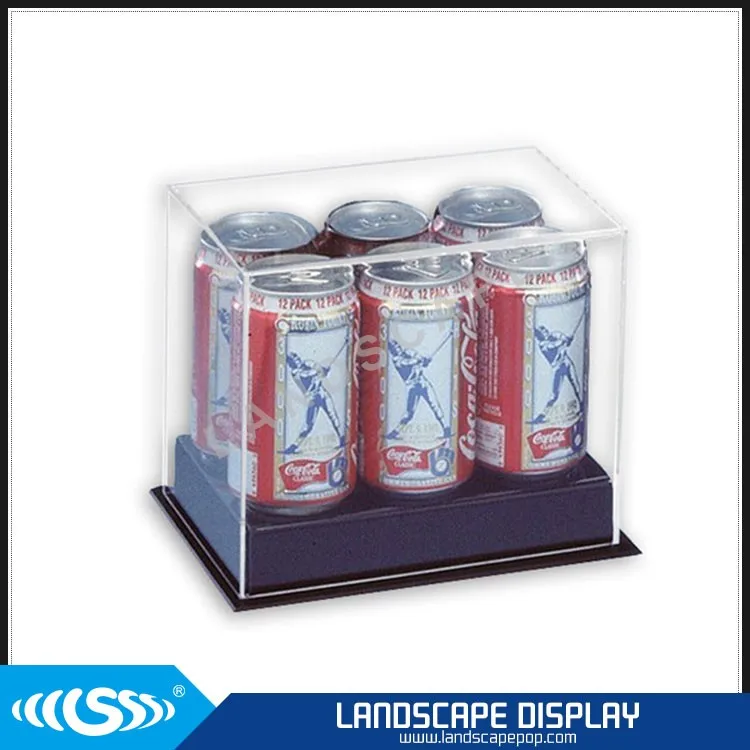 New Design Acrylic Beer Can Display Case / Plexiglass Beer Display Box