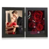 Classic Vintage Style MDF 5*7inch 3D preserved Flower Photo Frame Shadow box Flowers keepsake gits flower shadow box