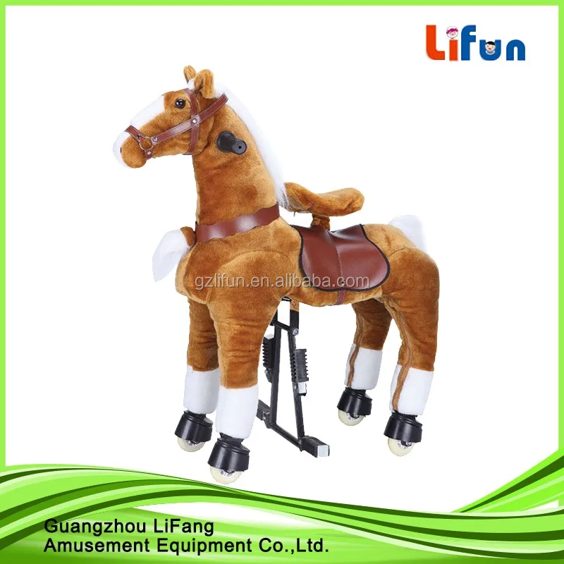 mechanical walking ride on horse