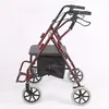 medical supplies walker with seat and footrest for the elder