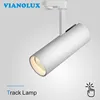 Hot Sale COB ce warm white aluminium body track light,track lamp 40 w 35w 30w 20w 15w