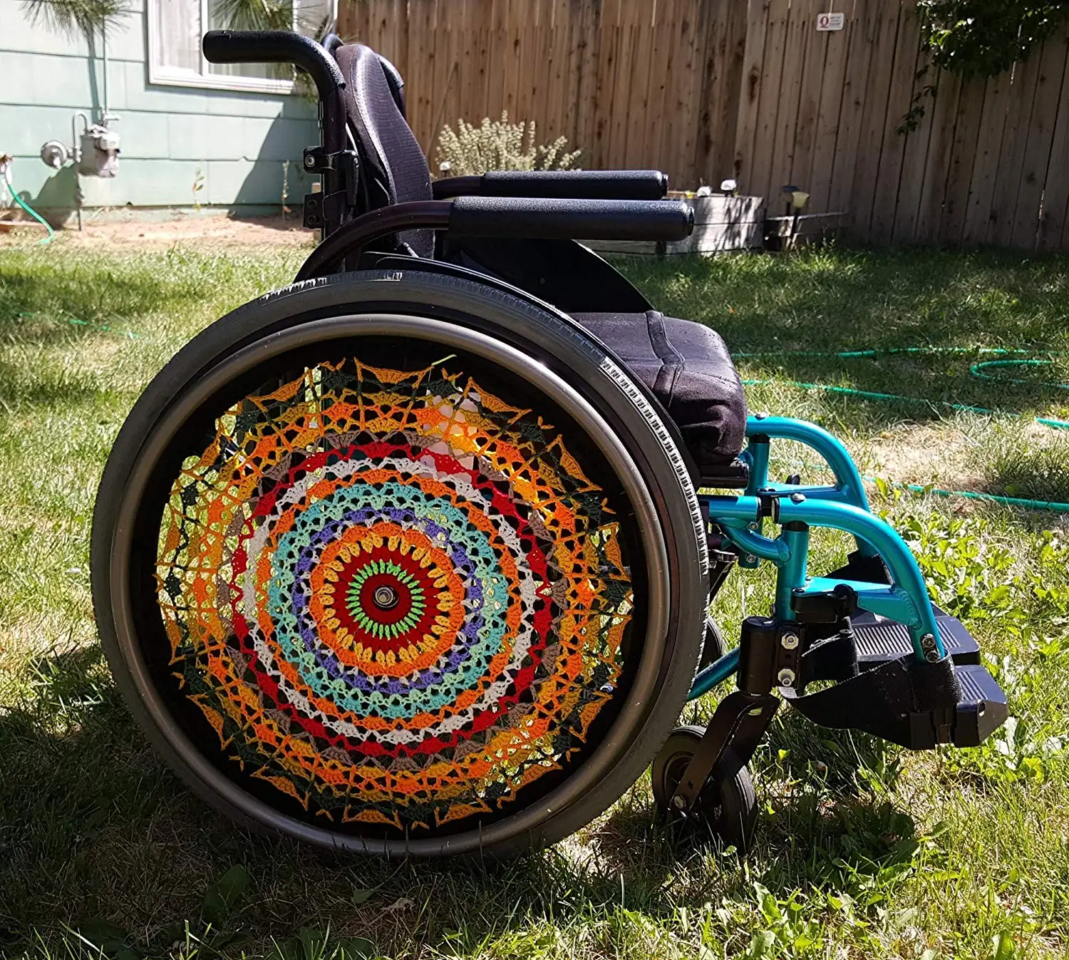 Buy Hubcap Design Manual Wheelchair Wheel Spoke Guards Pair In