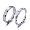 wedding engagement rings 925 sterling silver men women simple open cubic zirconia couple ring source jewellery