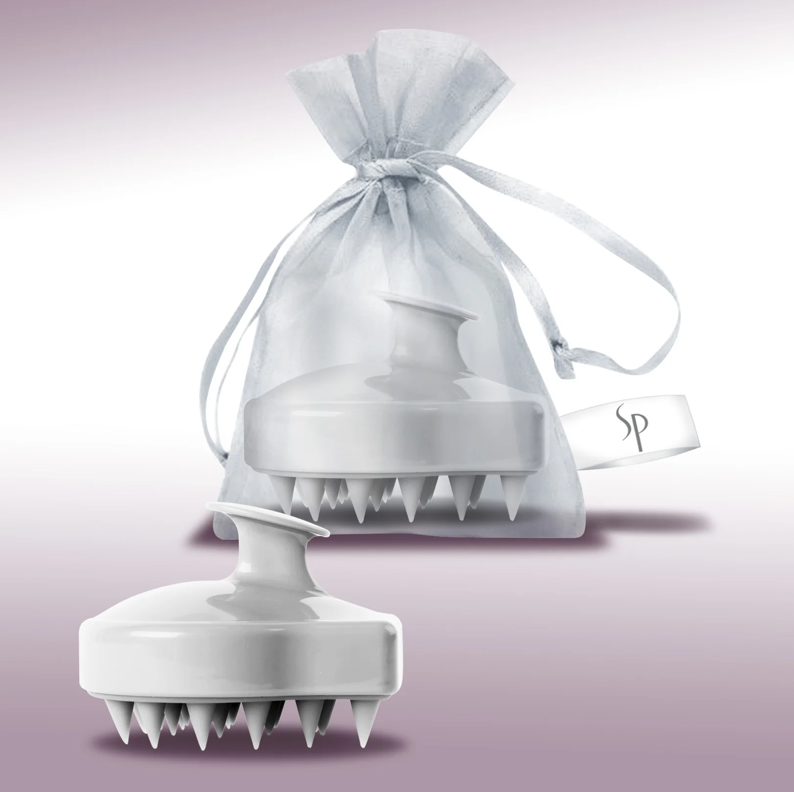 Wholesale Hand Held Silicon Head Relax Scalp Massager