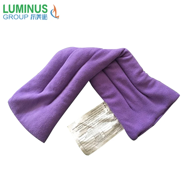 Wholesale Popular Fleece Neck Microwave Heat Pack With Tourmaline Beads