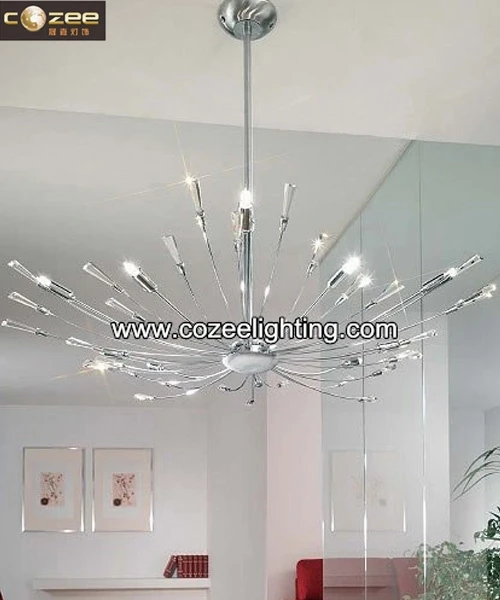 Lustres de cristal comedor lámparas de cristal de lujo al por ... Lamparas led comedor