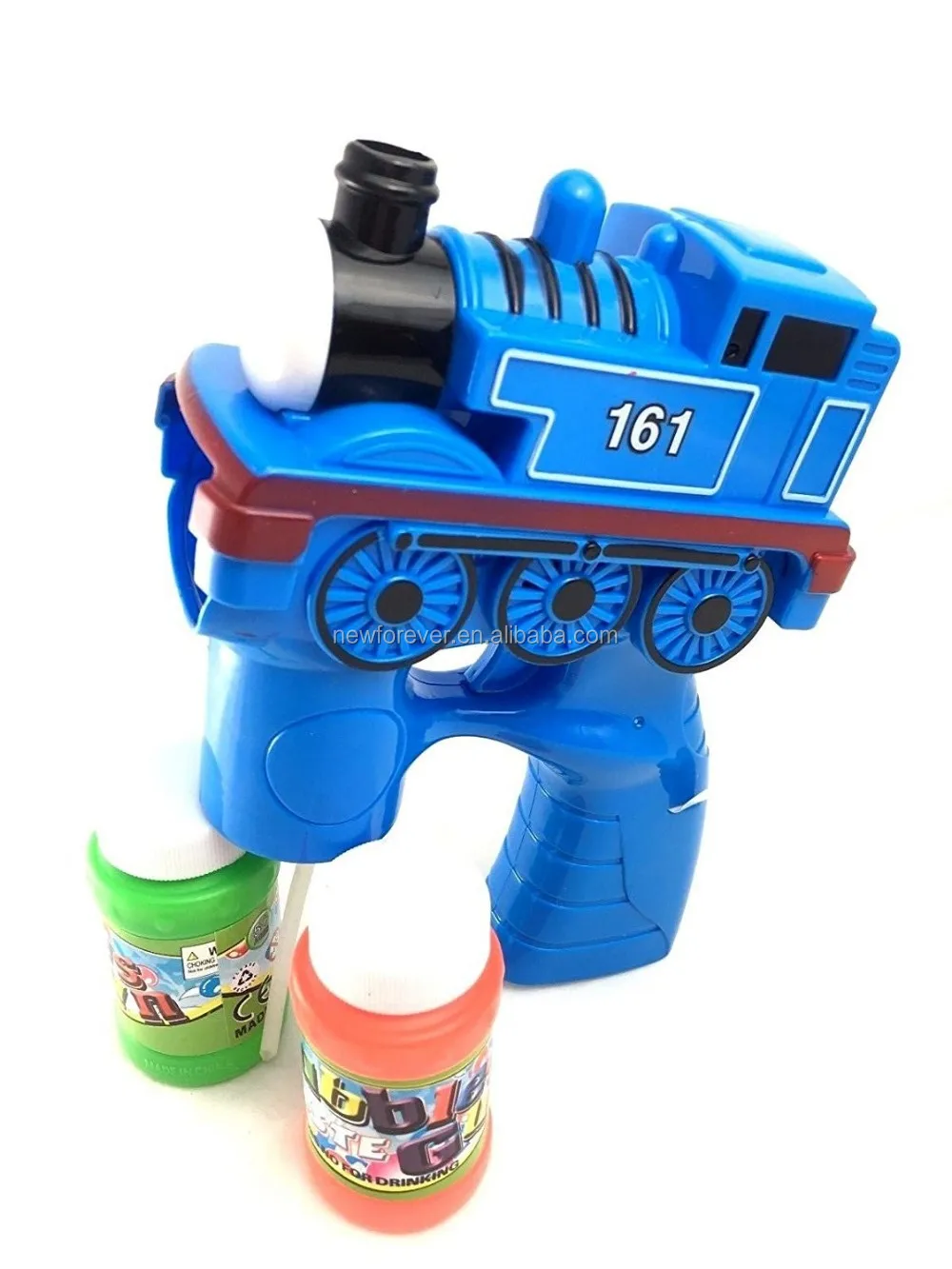 Train Shoot Toys Bubble Gun Light Up Bubbles Blower With Led Flashing