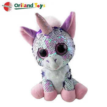 sequin unicorn plush