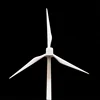 Hot white wind turbine toy solar powered windmills for desktop model