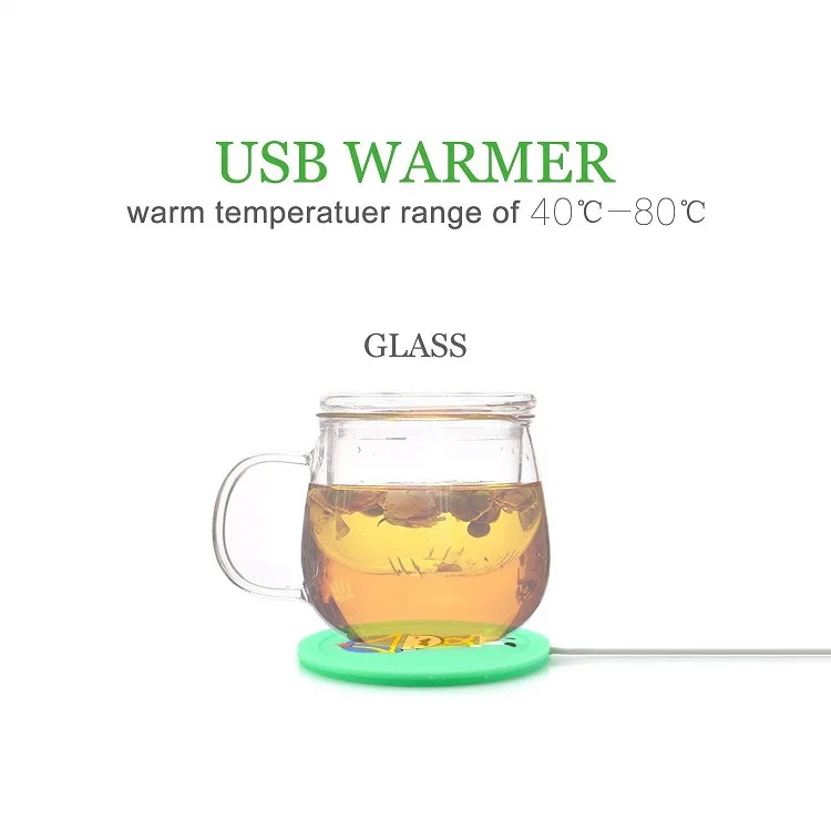 Usb Silicone Hot Drinks Beverage Cup Mat Heat Warmer Heater Milk Tea