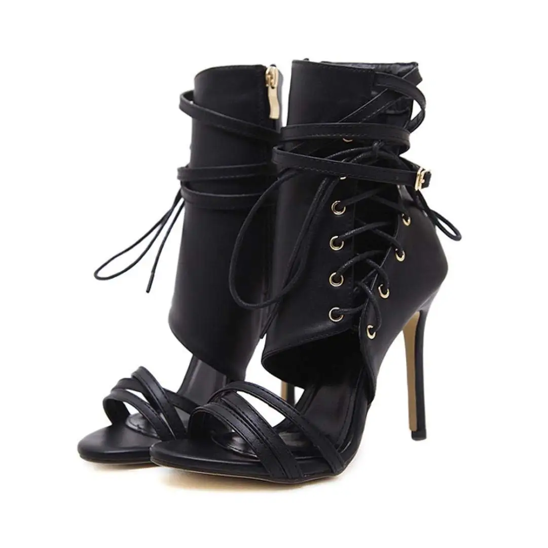 thin ankle strap heels