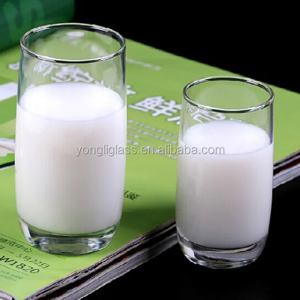 Best selling fashion freezer drinking juice glass, drinking glass cup 300ml, custom logo milk cup for kids gift