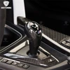 M4 Carbon Fiber Gear Shift Knob Cover For BMW M4 F82 F83 M3 F80 M2 F87 Carbon Fiber interior Accessories Gear Knob