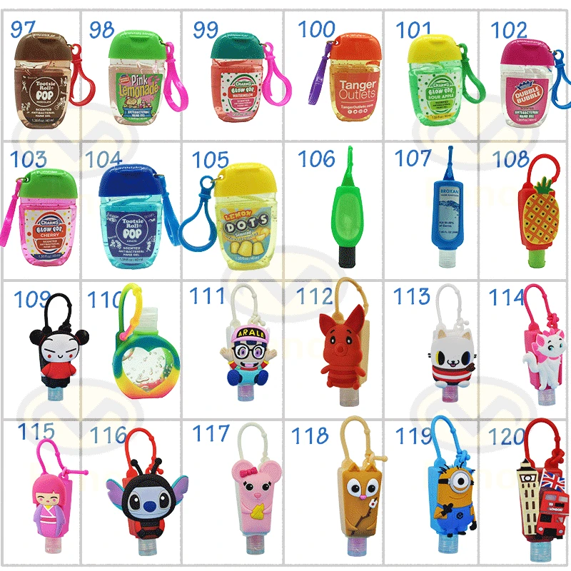 Cool And refreshing Liquid Silicone Mini Pocketbac Hand Sanitizer