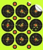 Target Stickers NEON Self Adhesive Splatter Targets Shooting BB Gun splatter target paper For sale
