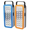 Dual use powerful by 3X D size dry battery and AC 110V/220V 24+6 led rechargeable emergency charging light prices