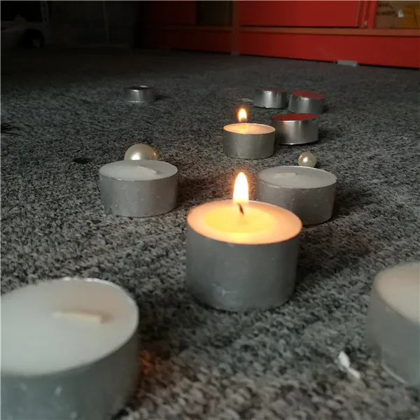 17g 6 hour white tea light candles factory China best quality