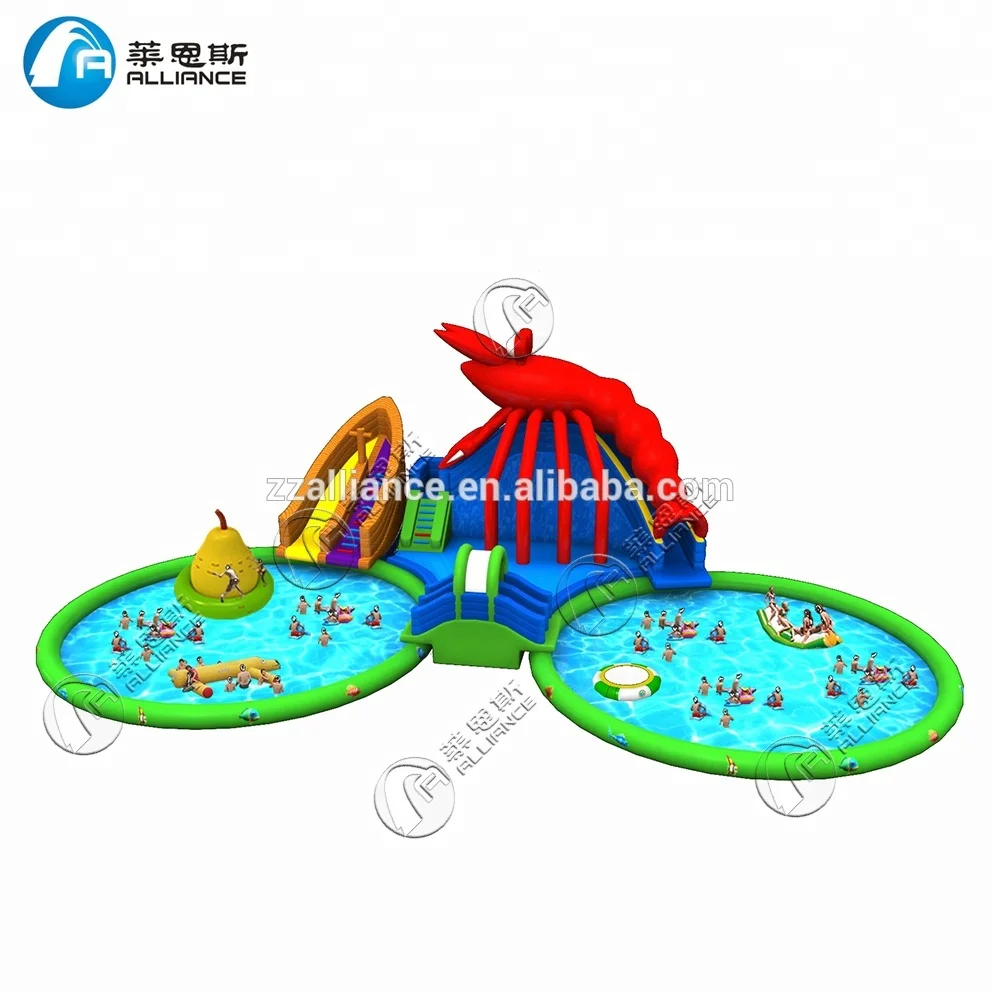 Large Commercial Grade Inflatable Water Slides Inflatable Water Slide