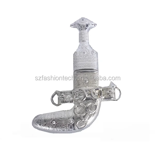 Metal Dagger Oman Knife Shape USB flash drive Omani khanjar USB drive - ANKUX.COM
