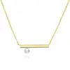 SSDN152 Shell Pearl Necklace Women Sterling Silver Jewelry Designs in Bulk